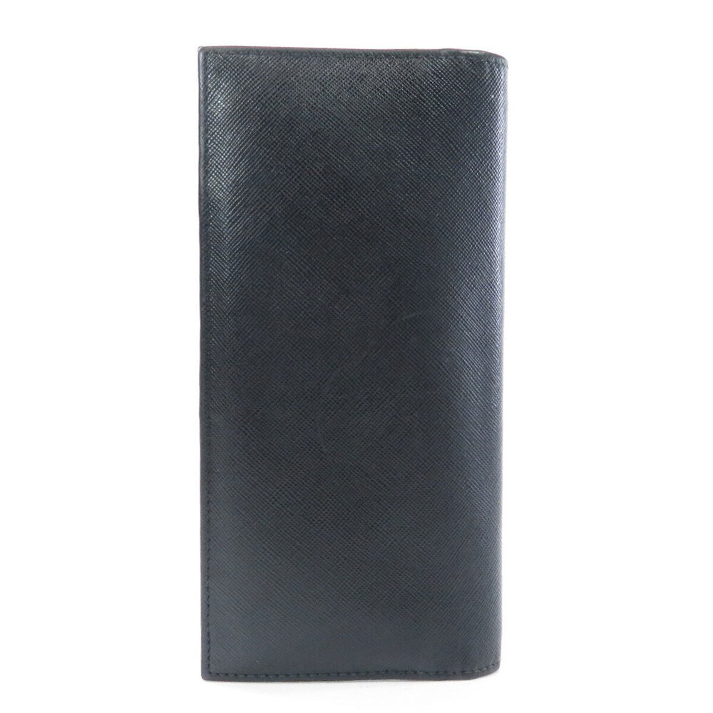 Prada long leather motif Wallet